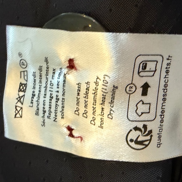 Sézane Chelsea Jacket (blazer), size 4, in burgundy - Picture 8 of 8